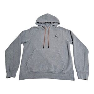 Nike Air Jordan Jumpman Pullover Hoodie Carbon Heather Grey Men's S - DJ0210-091